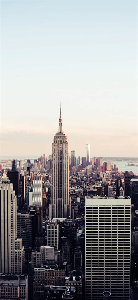 New York Cityscape Buildings Empire State Building Iphone Wallpapers