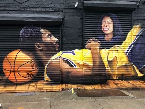 Kobe Bryant Mural Becomes Shrine Across From Barclays Center Park Slope Ny Patch