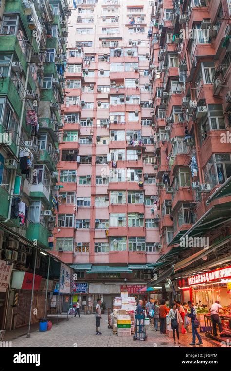 China Hong Kong Quarry Bay Apartment Block Stock Photo Alamy