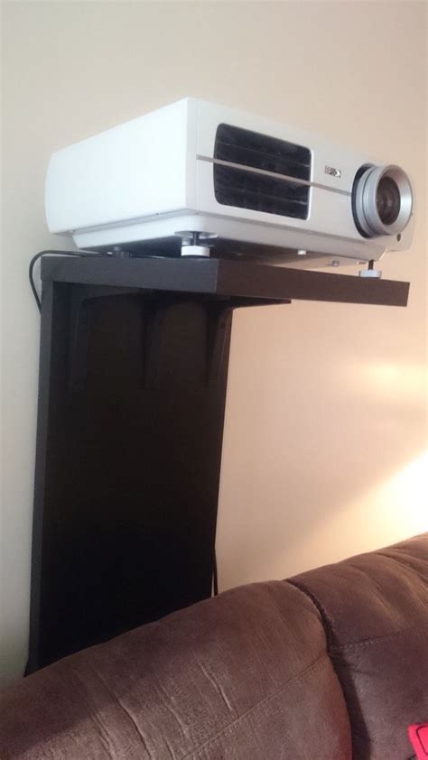 It only consumes about 41w. A video projector stand that won't screw up your wall - IKEA Hackers
