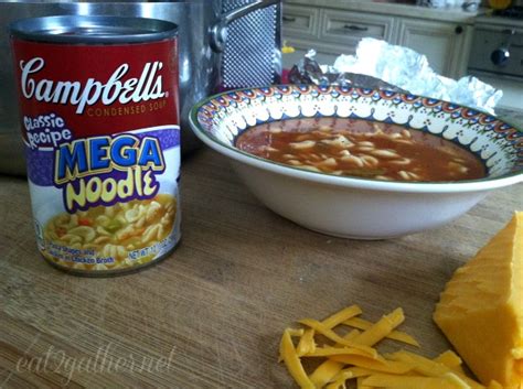 This homemade one from delish.com is the best! Easy Chicken Noodle Taco Soup with Campbell's Soup