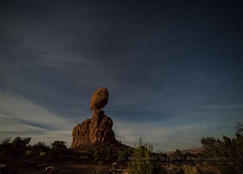 Balanced Rock At Night Part 1 Show Me Nature Photography