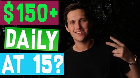 These points can then be traded in for gift cards. How To Make Money As A 15 Year Old $150 Per Day FAST! - YouTube