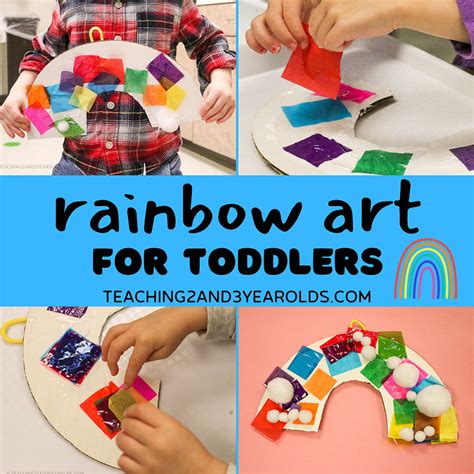 Easy Colorful Toddler Rainbow Craft