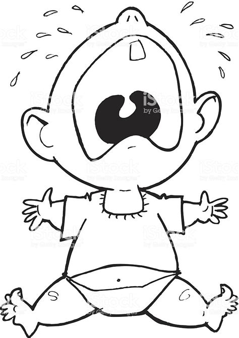 Crying Clipart Clipartmag Sketch Coloring Page
