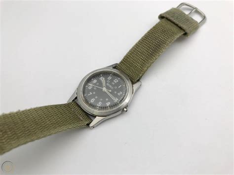 Benrus Military Watch Dated 1968 1969 Vietnam Mil W 46374 W Strap