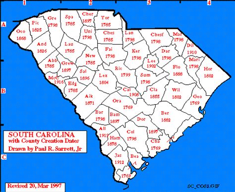 The Usgenweb Archives Project South Carolina Maps