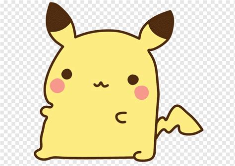 Pikachu Chibi Kawaii Pikachu Chibi Aesthetics Head Png Pngwing