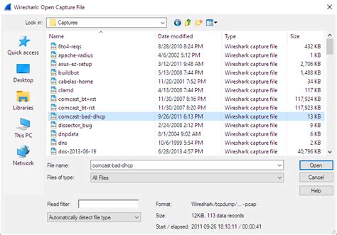 52 Open Capture Files