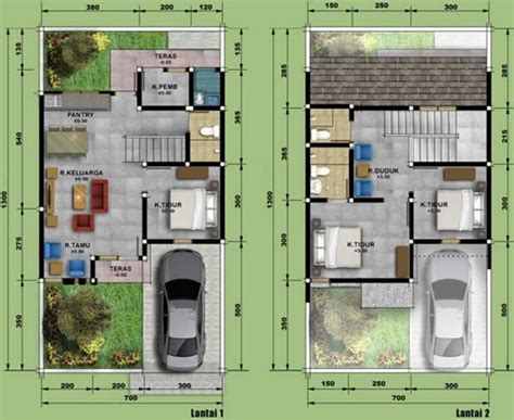 Melanjutkan 4 artikel saya yang sebelumnya, yaitu: Denah Rumah Type 90 2 Lantai - Model Rumah Minimalis 2020