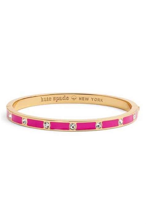 Kate Spade New York Crystal Enamel Hinge Bangle Cartier Love Bracelet