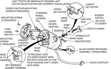 1988 Ford F150 Steering Column