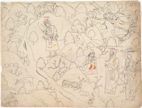 Page From A Dispersed Ramayana Story Of Rama Picryl Public Domain