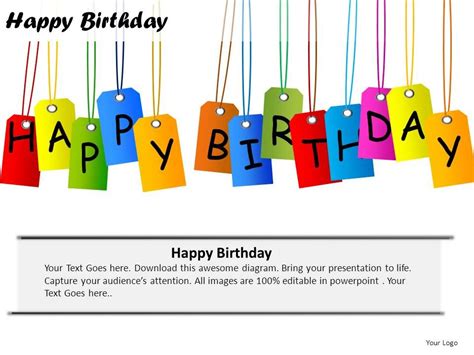 Get printouts or share online with your friends and family. Happy Birthday Powerpoint Presentation Slides | Graphics ...