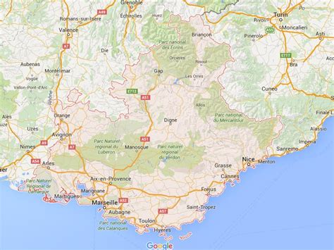 Kaart Van Frankrijk Provence Vogels