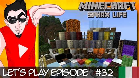 Letsplayita 🔴 Minecraft Sphax Life 32 Youtube