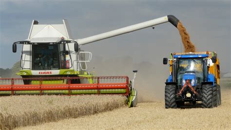 Free Images Tractor Field Asphalt Agriculture Harvester Combine