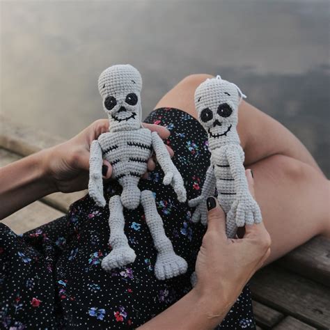 Halloween Crochet Pattern Skeleton Amigurumi Skeleton Etsy