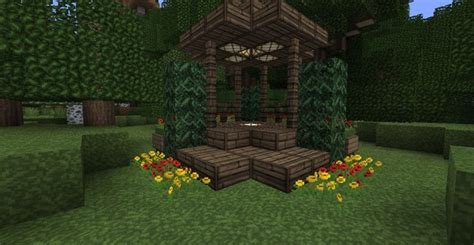 In making cool minecraft houses, you can add you can add different minecraft survival house ideas like use swimming side view, playing area, and. a cute gazebo I found on a website | Minecraft garden ...