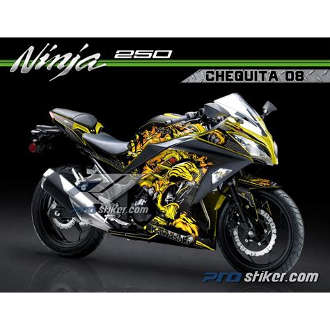 Kawasaki new ninja 250 fi memang menyodorkan desain bodi yang ciamik. 26+ Contoh Stiker Motor Ninja 250 Fi Tahun Ini | Ottomotif