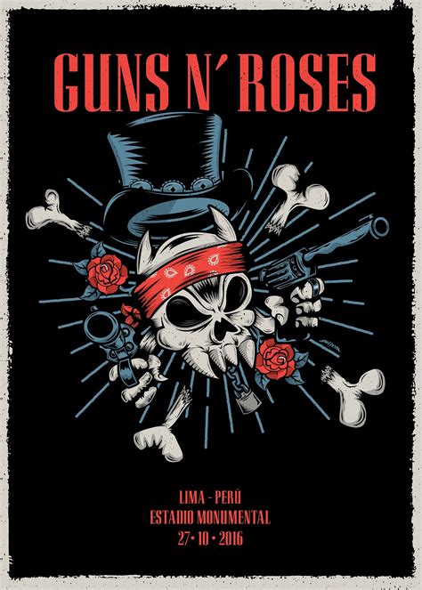 Guns n' Roses on Behance in 2019 | Guns n roses, Guns, roses, Guns