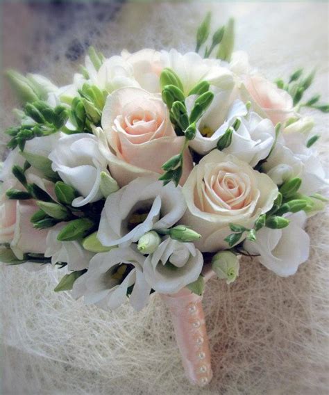 Maybe you would like to learn more about one of these? Bridal Bouquet With White Freesia, Wedding Flowers ...