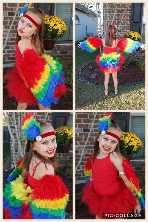 Macawparrot Costume Diy Parrot Costume Tutu Costume Halloween