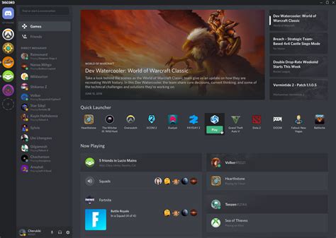 Discord Launches Steam Like Games Tab After Steam Had Launched Discord