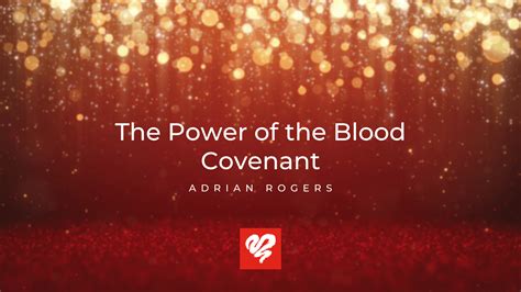 The Power of the Blood Covenant | Love Worth Finding Ministries