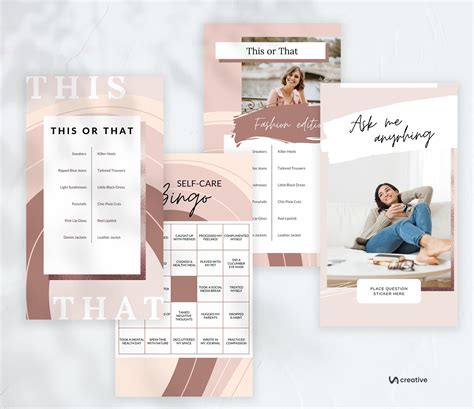 Nude Instagram Story Template Engagement Booster Canva Etsy My XXX