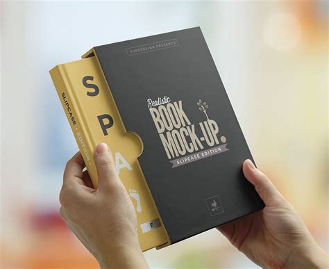 Book Mock Up Slipcase Edition Book Book Cover Book Mockup Cover