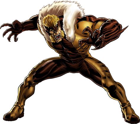 Sabretooth Marvel Comics Wolverine X Men Enemy