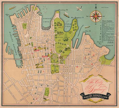 The City Of Sydney Geographicus Rare Antique Maps