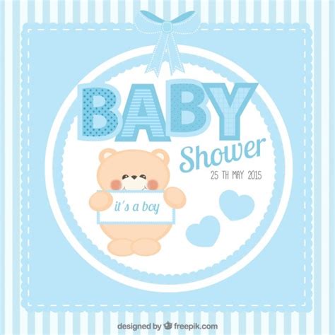 Premium Vector Cute Baby Shower Card