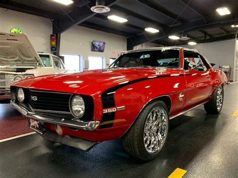 1969 Chevrolet Camaro Ss Automatic 350 Ac Stance Custom Nice Clean Red