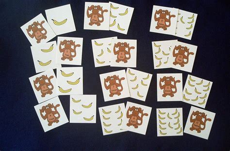 Games tester at monkey around manchester, united kingdom. Monkey Matching Game | Literacy activities, Toddler fun ...