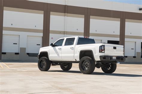 The Higher The Truck The Closer To God White Lifted Gmc Sierra