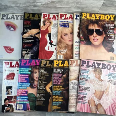 Playboy Magazine Lot Of Complete Vintage S All Have