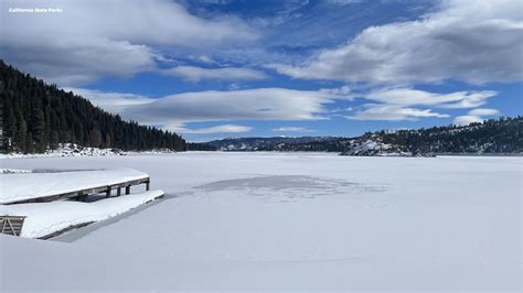 Tahoes Emerald Bay Has Completely Frozen Over