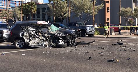 Phoenix-area police chase ends in violent, head-on crash in Tempe