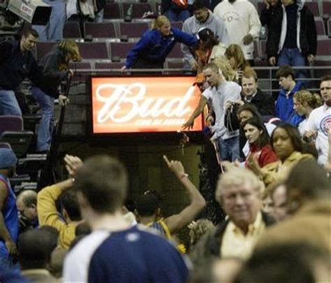 He did suspend artest for the rest of the season. Pacers brawl with fans during Pistons game