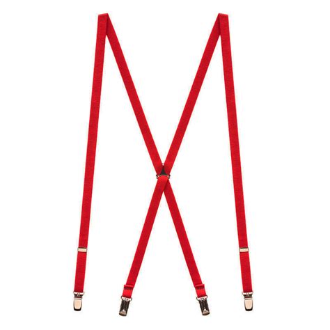 Red Skinny Suspenders Suspenderstore