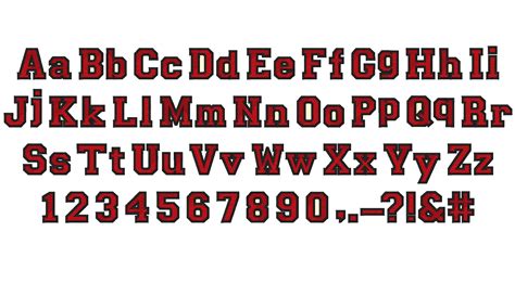 Varsity Collegiate Type Font Machine Embroidery Designs Monogram