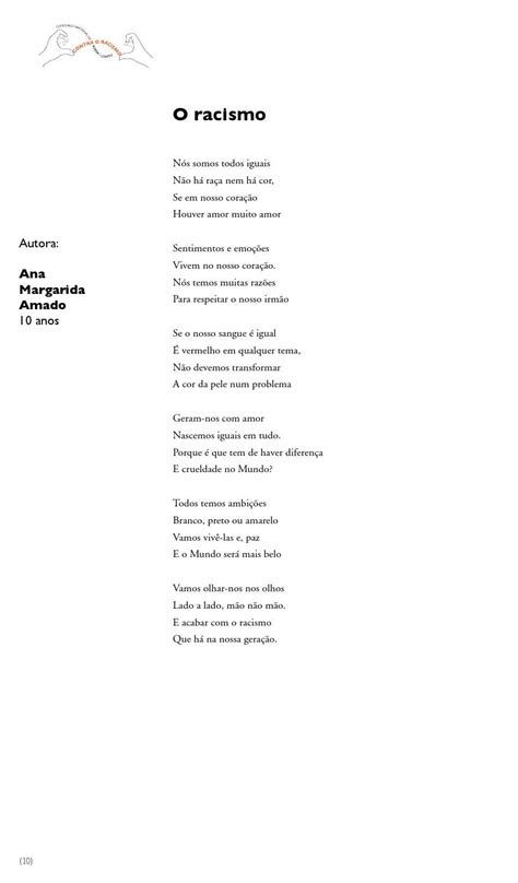 Poema Sobre Racismo Brainly