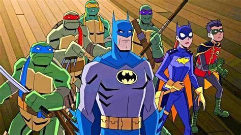 Batman and the turtles both feel like optimal versions of themselves, the action is deeply satisfying, the jokes are actually funny (a feat rarely reached as the turtles are in gotham tracking shredder and the foot. Trailern för Batman vs. Teenage Mutant Ninja Turtles är ...
