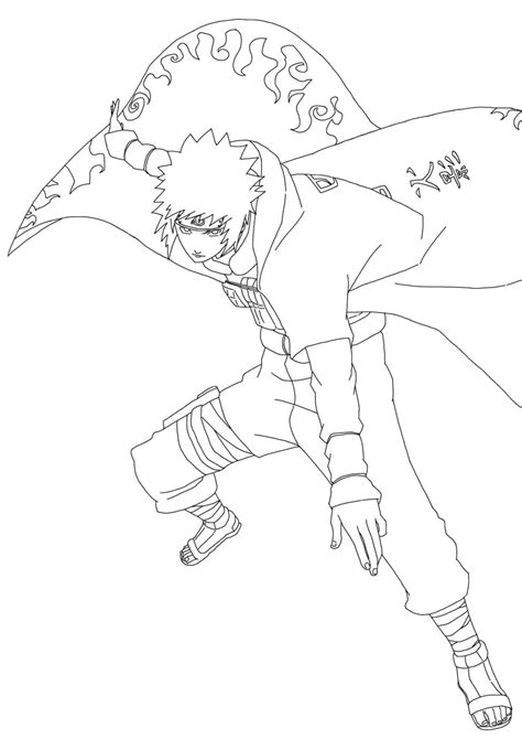 Minato Namikaze Coloring Pages Printable Coloring Pages