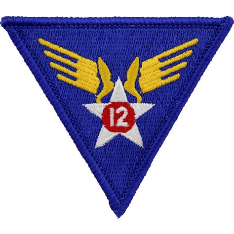 Wwii Army Air Corps 12th Air Force Class A Patch Usamm