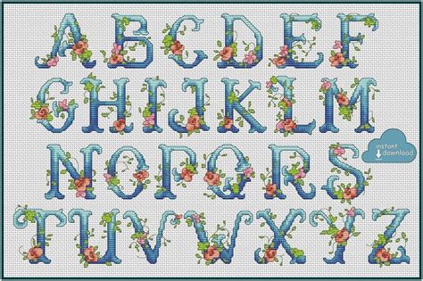 Letter Cross Stitch Patterns