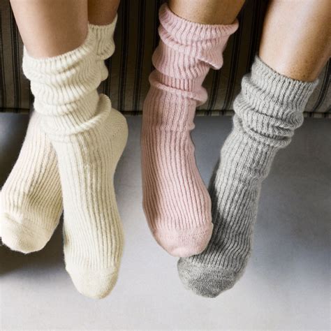 Cashmere Bed Socks Womens Lucius Penny