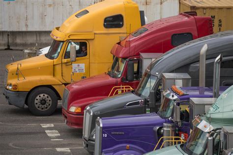 Truck Drivers Vow To Shut Down Ports Over Emissions Rules Crosscut